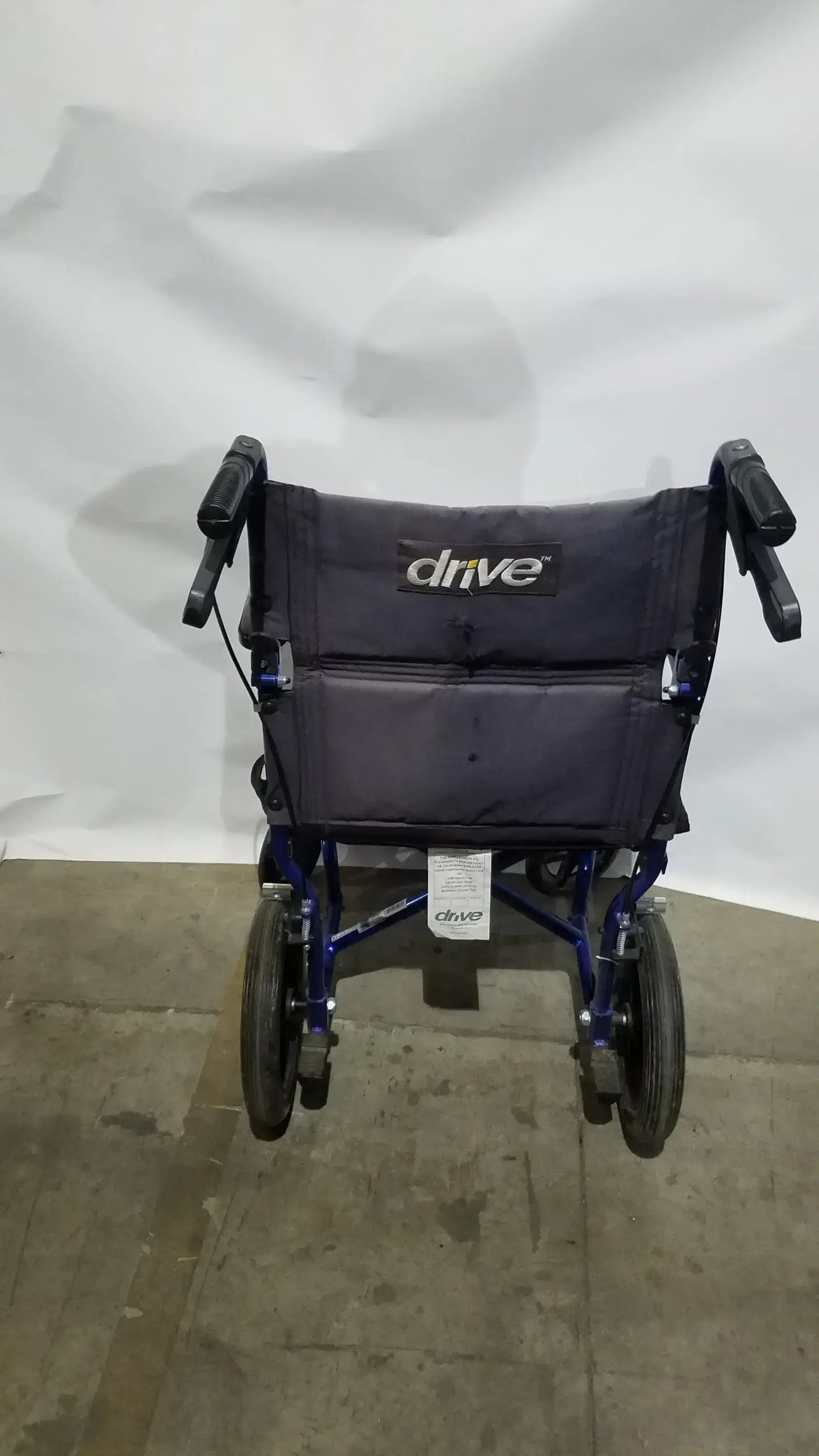 Drive Medical Expedition Folding Manual Wheelchair - Lightweight Black Comfort Seat