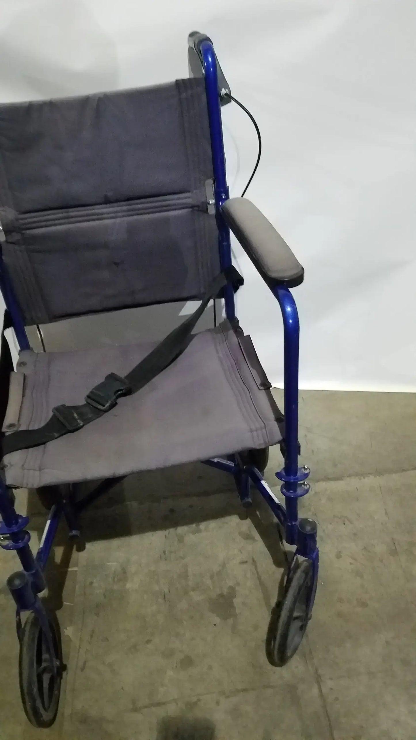 Drive Medical Expedition Folding Manual Wheelchair - Lightweight Black Comfort Seat