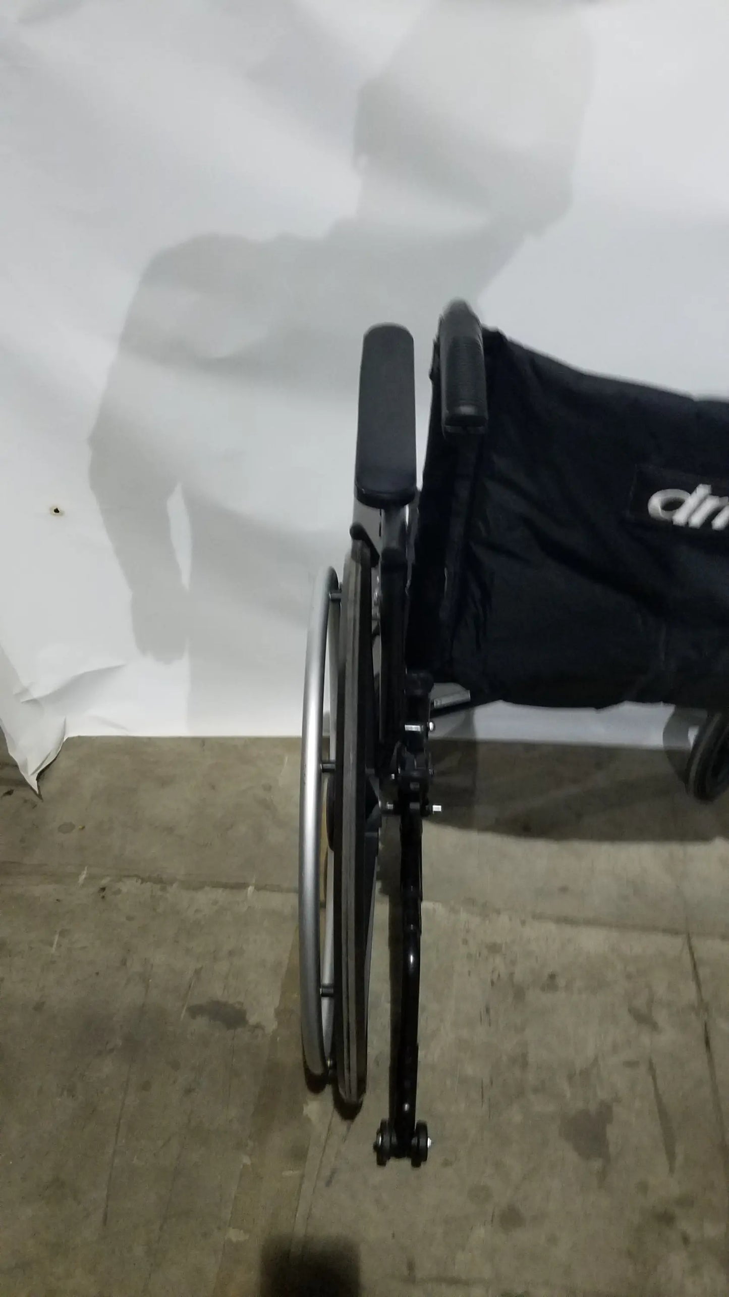 Drive Medical Folding Manual Wheelchair - Black Comfort Seat