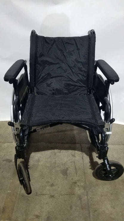 Drive Medical Folding Manual Wheelchair - Black Comfort Seat