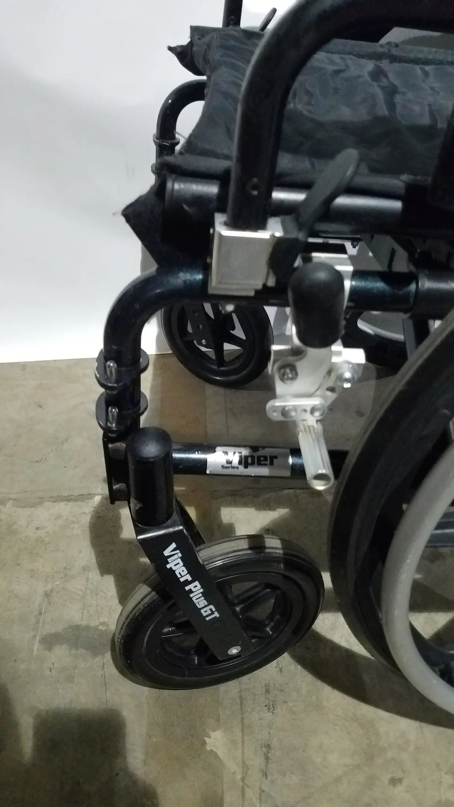 Drive Medical Folding Manual Wheelchair - Black Comfort Seat