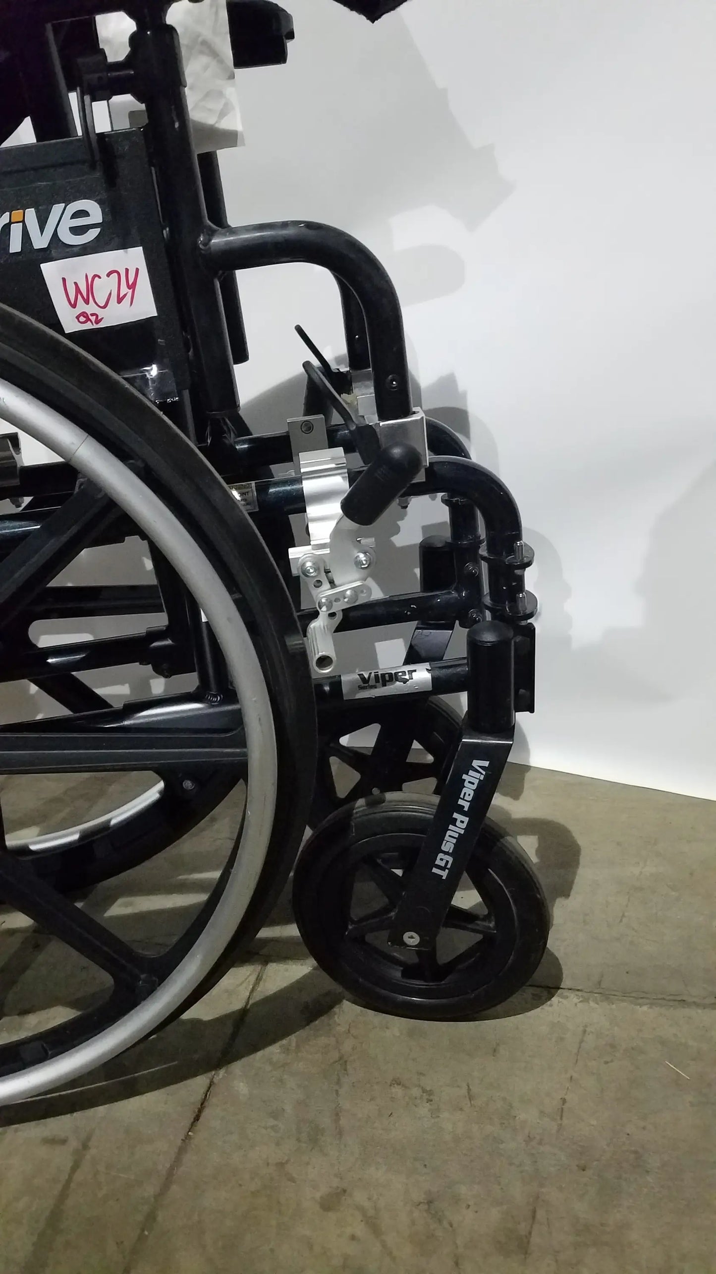Drive Medical Folding Manual Wheelchair - Black Comfort Seat