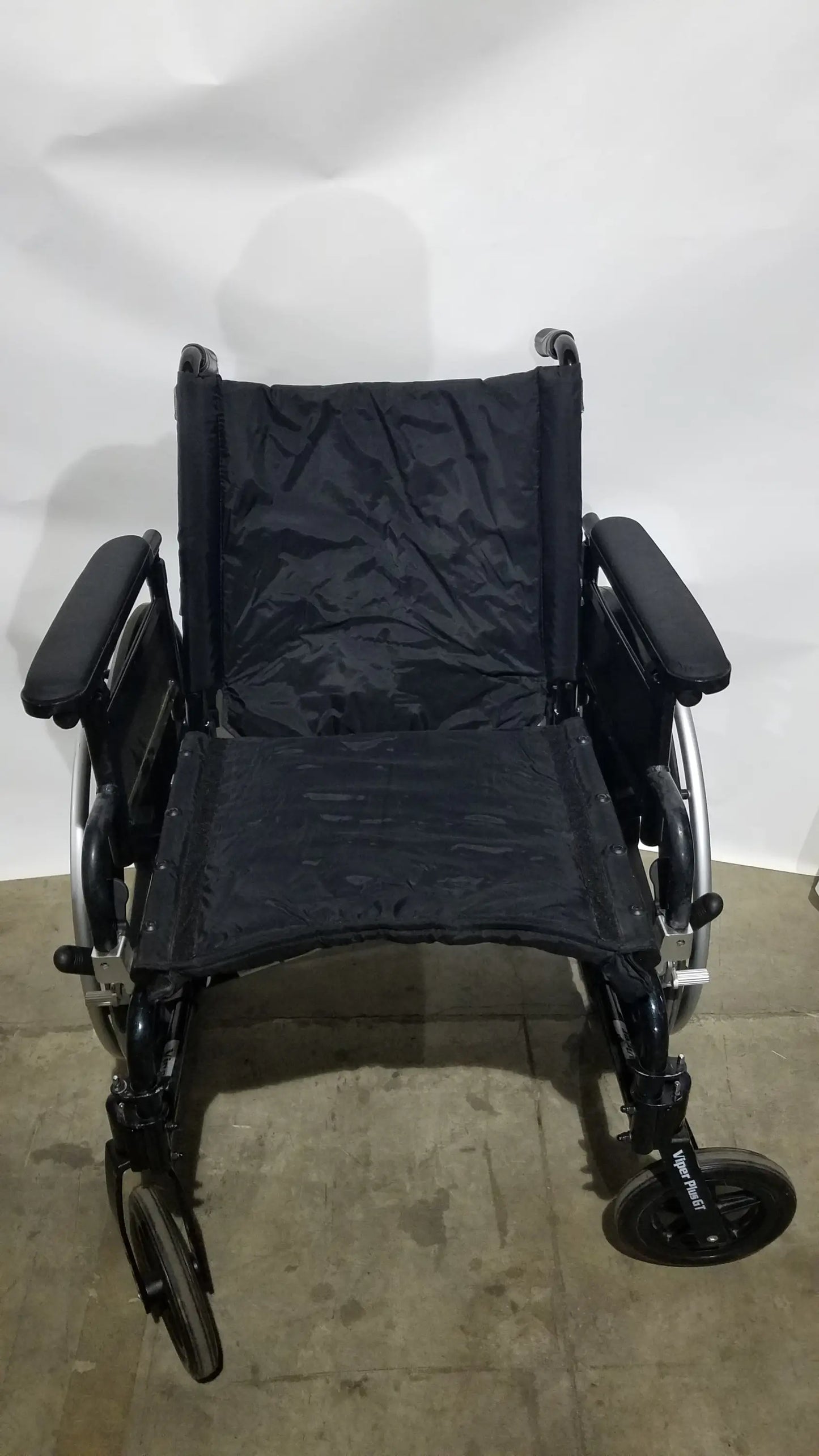 Drive Medical Folding Manual Wheelchair - Black Comfort Seat