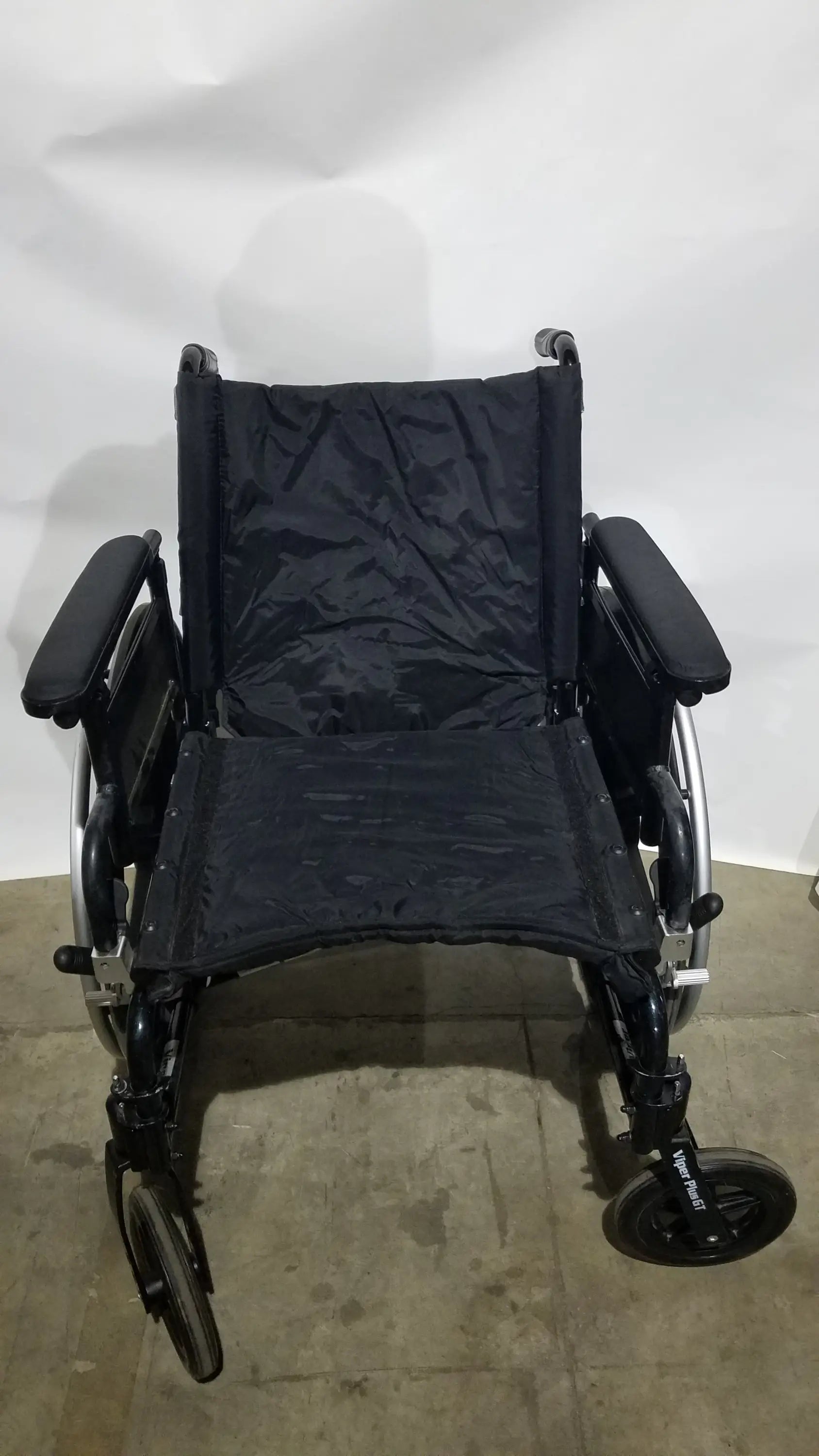 Drive Medical Folding Manual Wheelchair - Black Comfort Seat