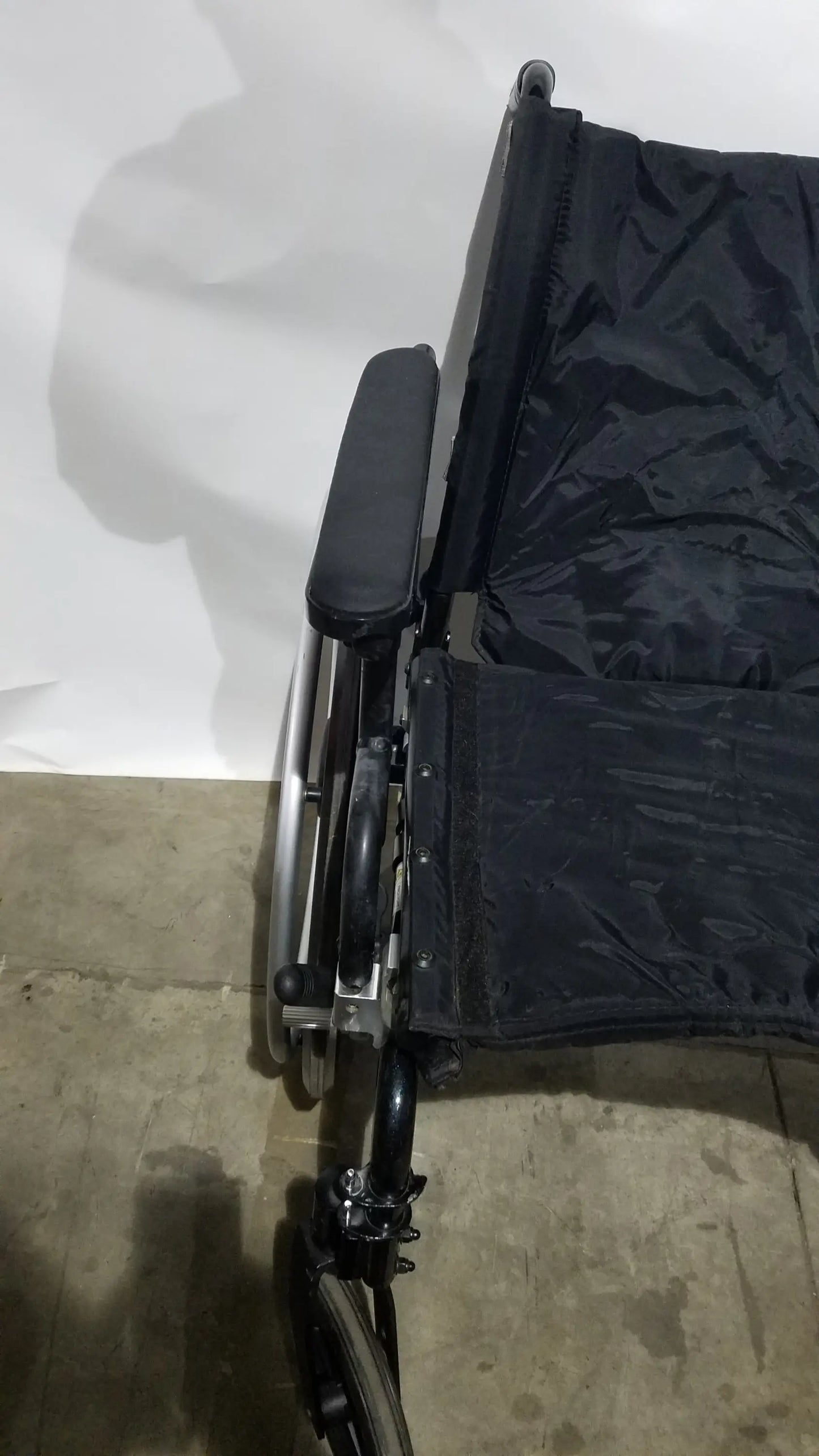 Drive Medical Folding Manual Wheelchair - Black Comfort Seat