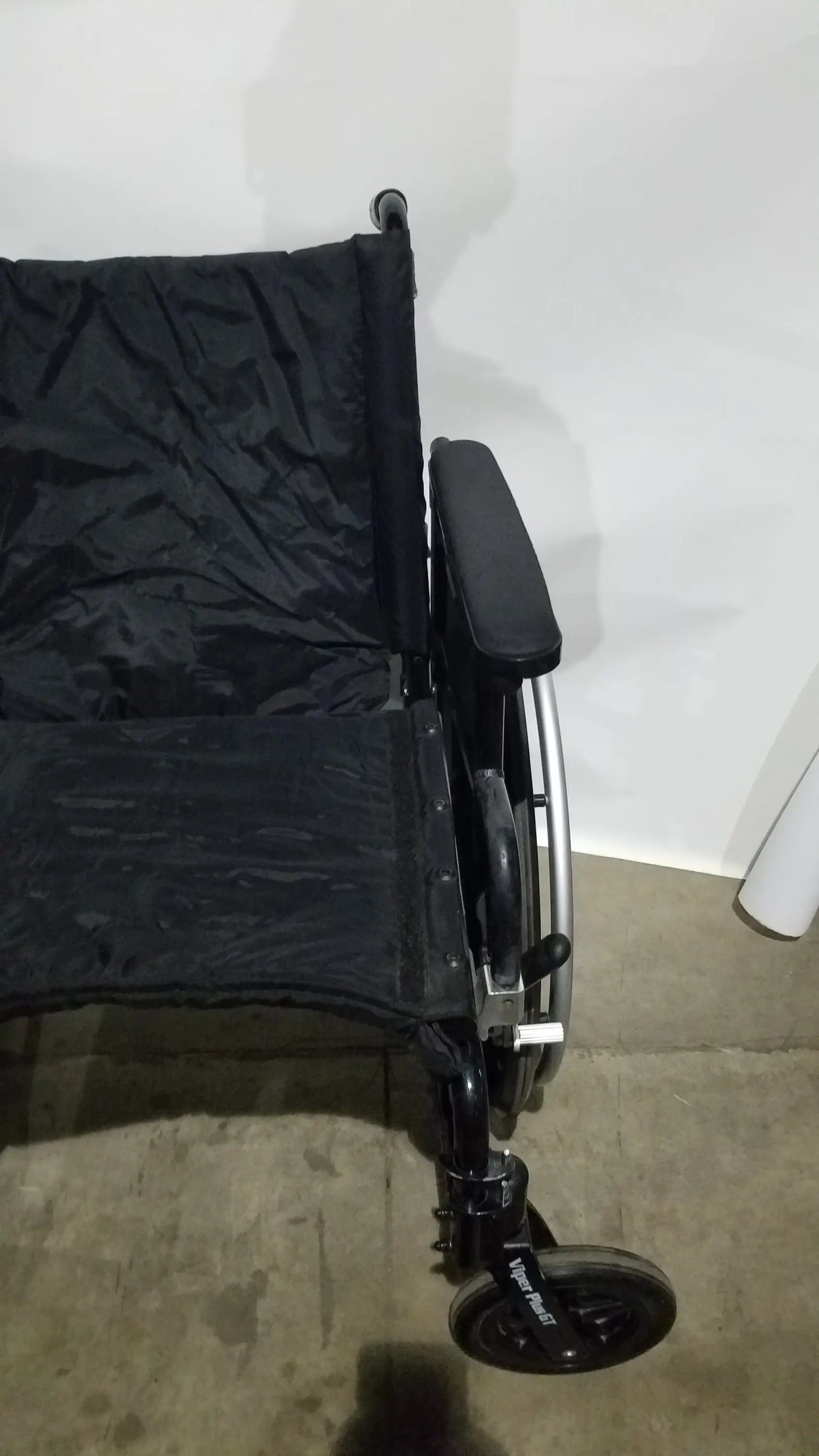 Drive Medical Folding Manual Wheelchair - Black Comfort Seat