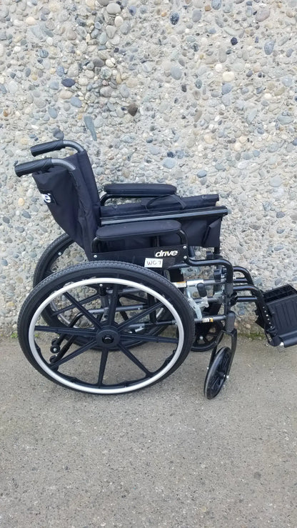 Drive Medical M3 Sport Foldable Wheelchair – Manual Lightweight Design