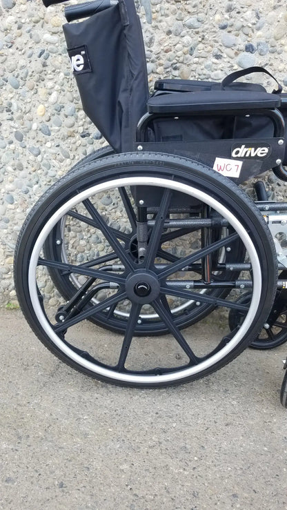Drive Medical M3 Sport Foldable Wheelchair – Manual Lightweight Design