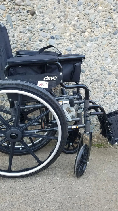 Drive Medical M3 Sport Foldable Wheelchair – Manual Lightweight Design