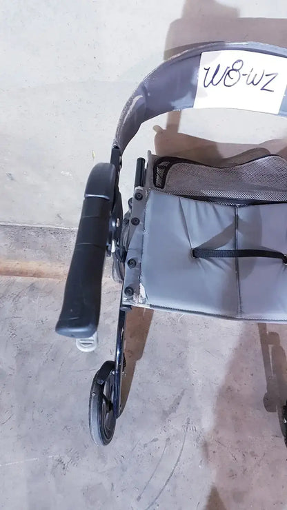 Drive Medical Nitro Aluminum Rollator Walker 10’’ Casters Black & White