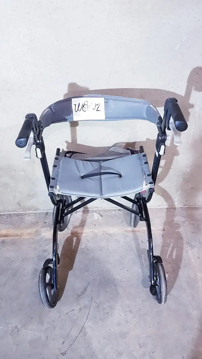 Drive Medical Nitro Aluminum Rollator Walker 10’’ Casters Black & White