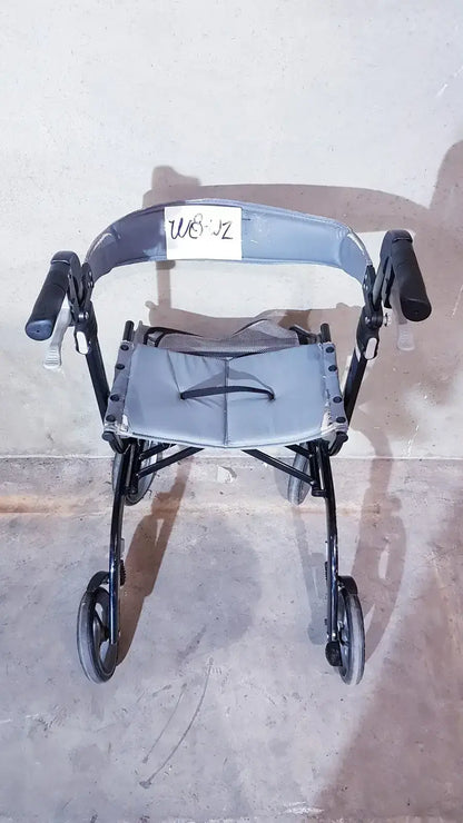 Drive Medical Nitro Aluminum Rollator Walker 10’’ Casters Black & White