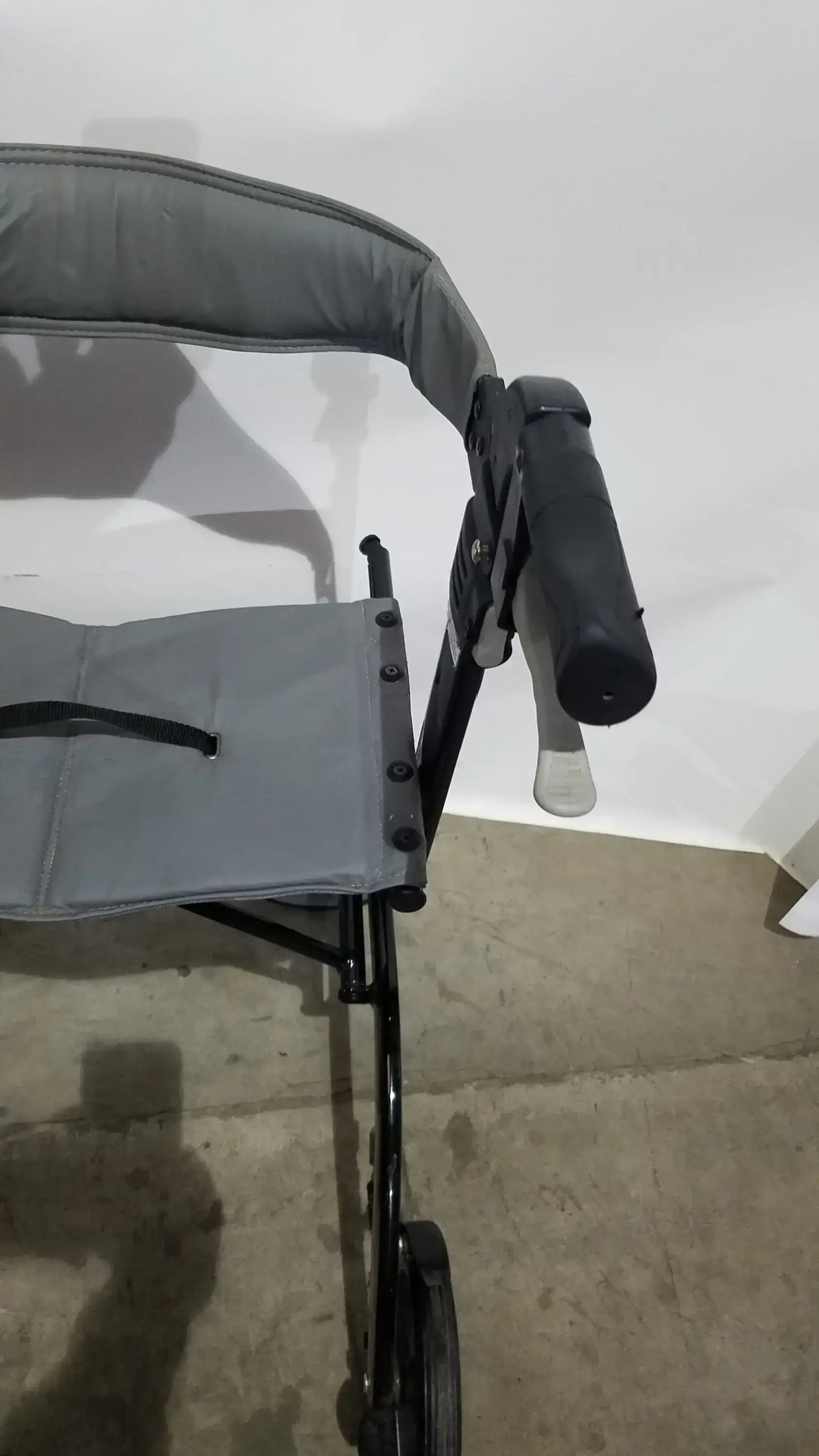 Drive Medical Nitro Euro Rollator Tall Folding Walker 10266BK-T GRAY Adult Seat