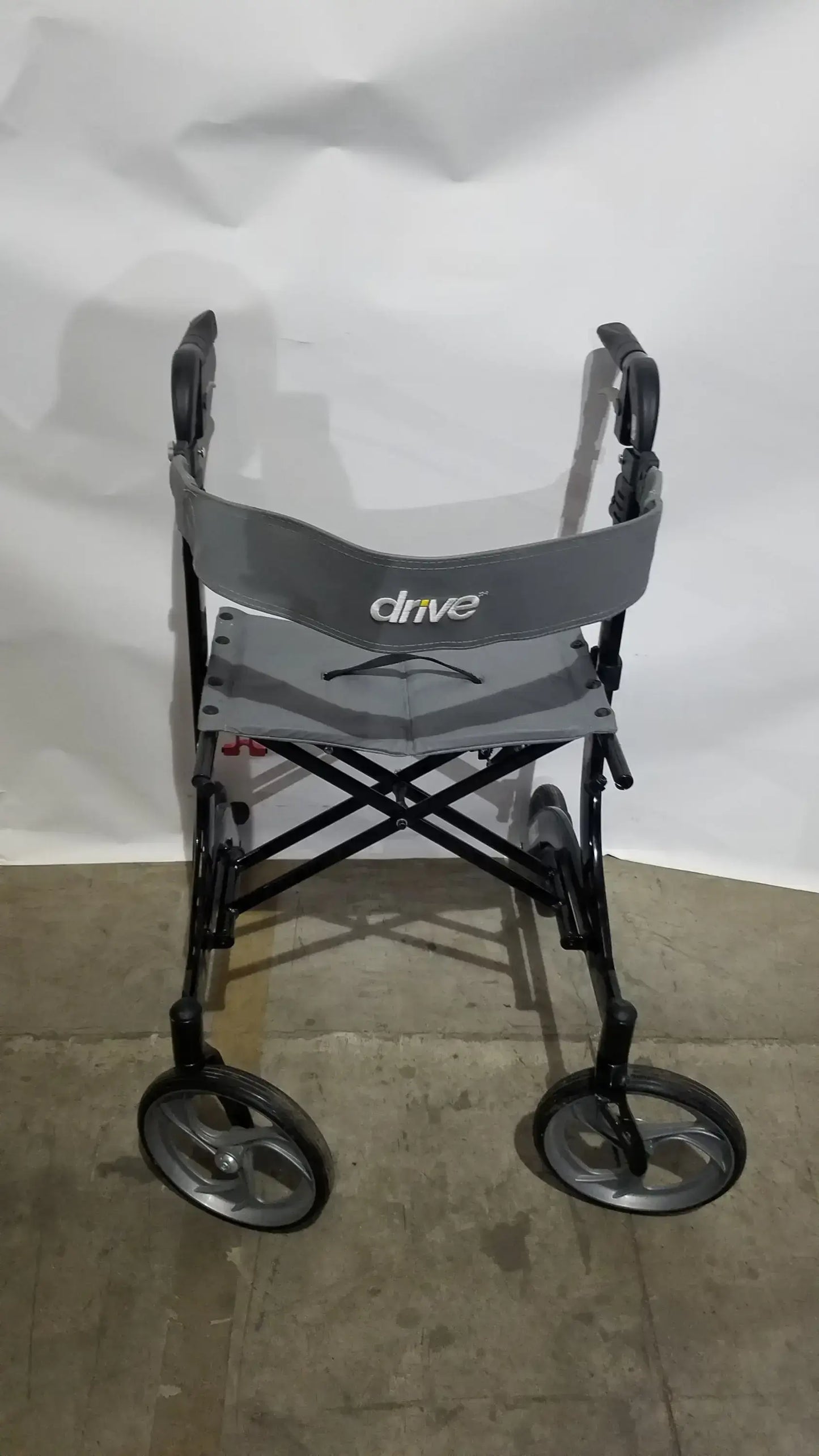 Drive Medical Nitro Euro Rollator Tall Folding Walker 10266BK-T GRAY Adult Seat
