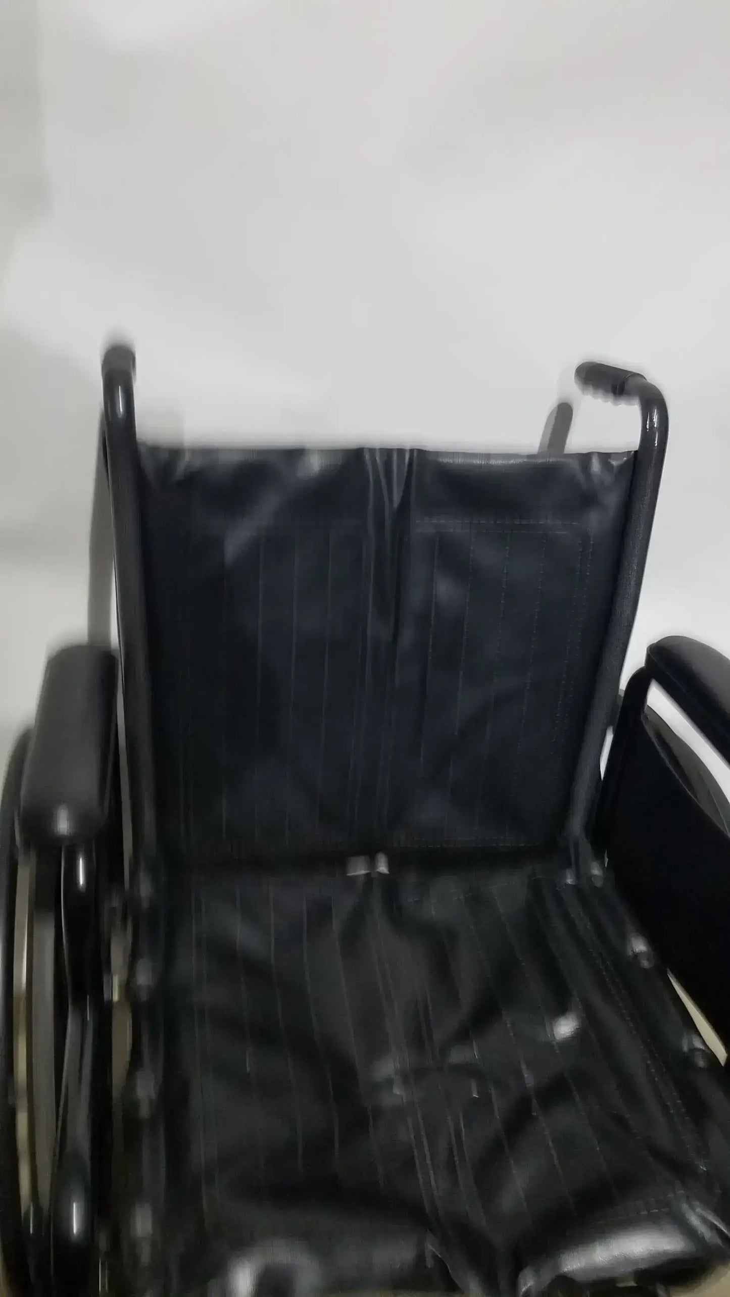 Drive Medical Silver Sport 2 Folding Wheelchair Lightweight Black Cushion Seat