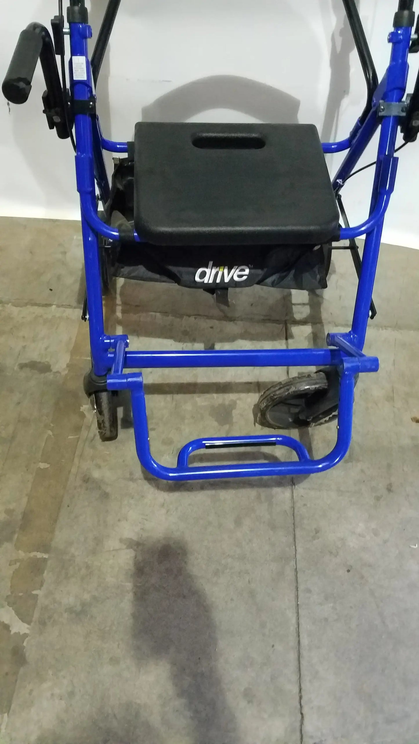 Drive Medical Steel Folding Rollator Walker with Seat