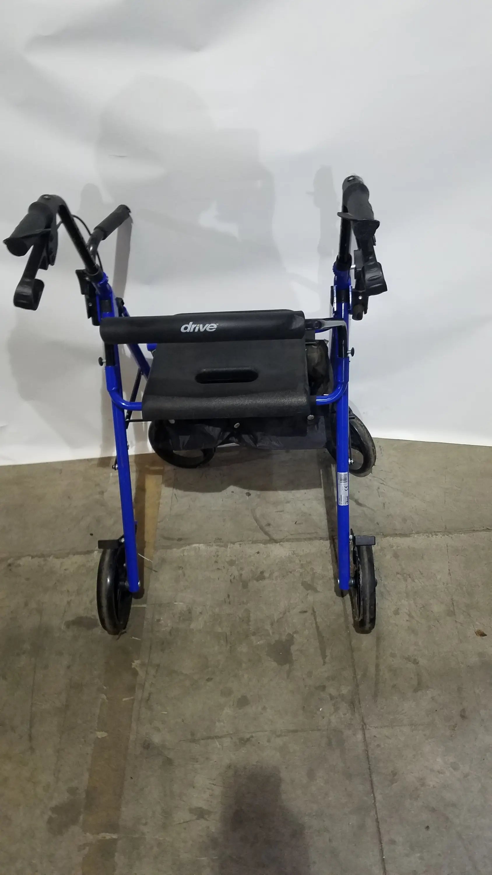 Drive Medical Steel Folding Rollator Walker with Seat