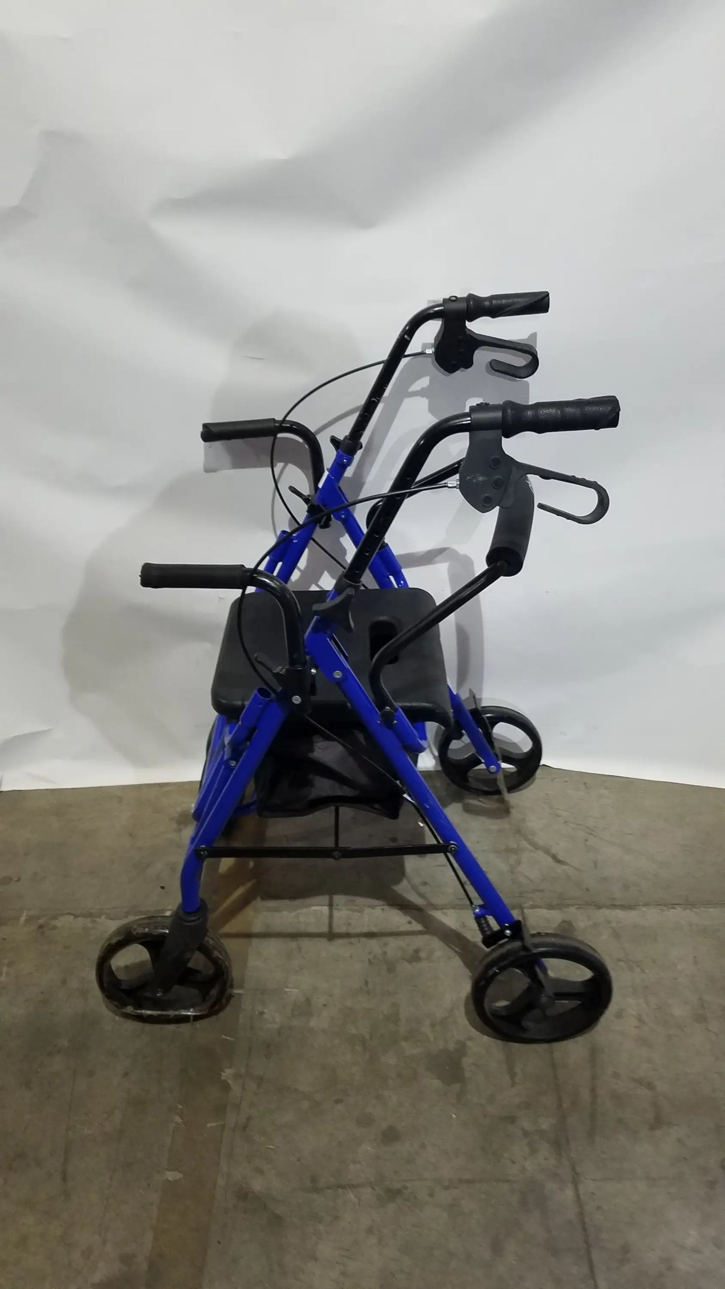 Drive Medical Steel Folding Rollator Walker with Seat
