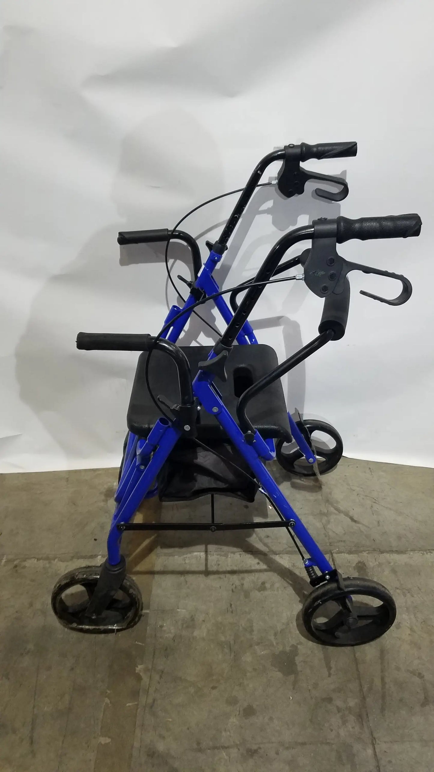 Drive Medical Steel Folding Rollator Walker with Seat