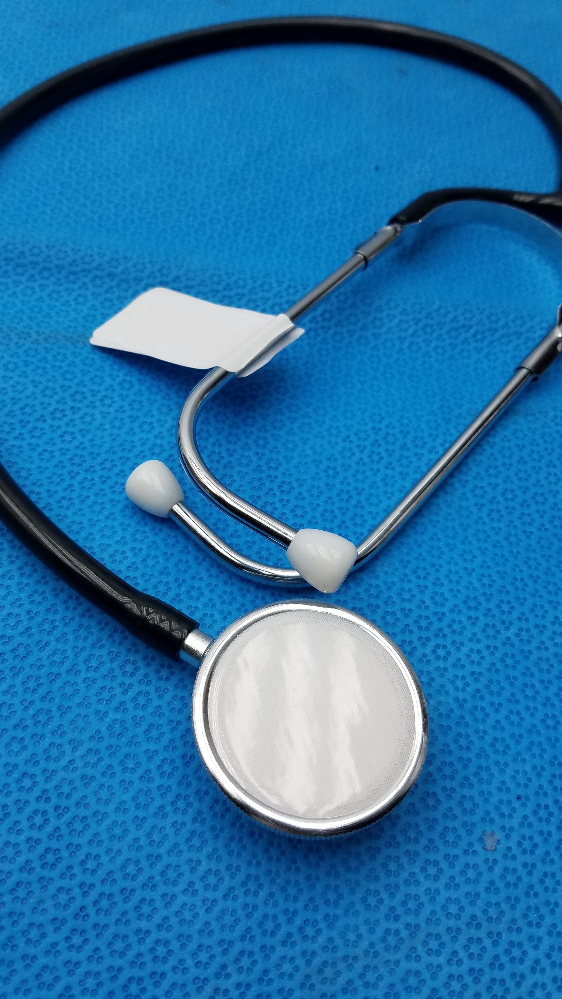 Dual Head Stethoscope Black Professional Acoustic 2-Sided Chestpiece