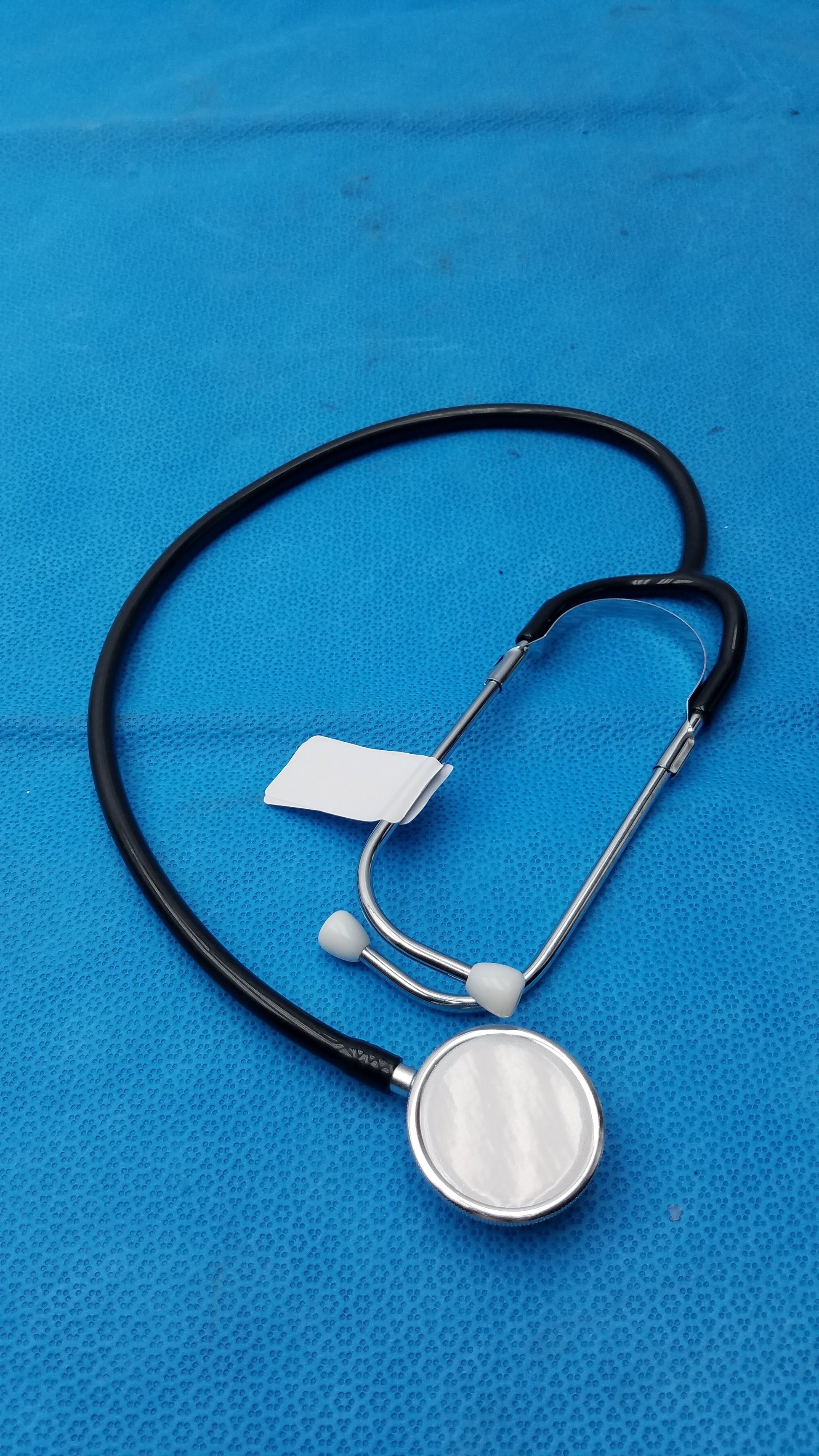 Dual Head Stethoscope Black Professional Acoustic 2-Sided Chestpiece