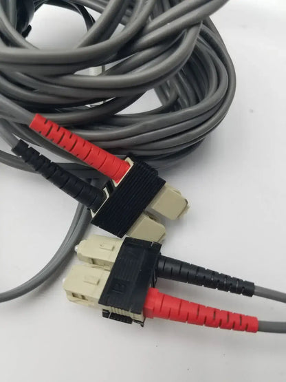 Duplex Multimode PVC Fiber Optic Cable for ST Jude Medical - Black