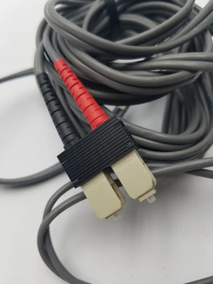 Duplex Multimode PVC Fiber Optic Cable for ST Jude Medical - Black