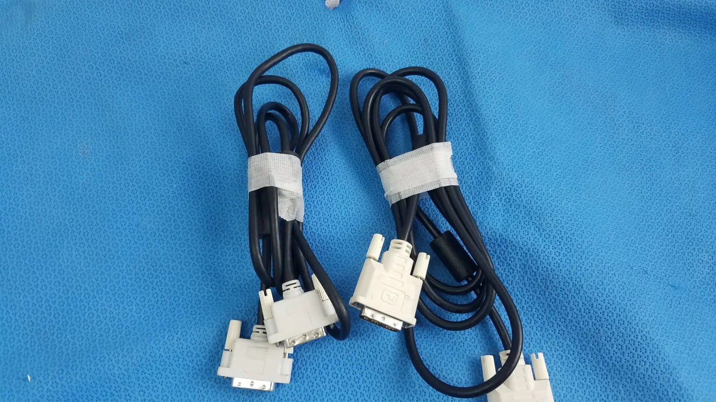 DVI-D Dual Link Digital Video Cable for Medical Monitor Display - Lot of 2