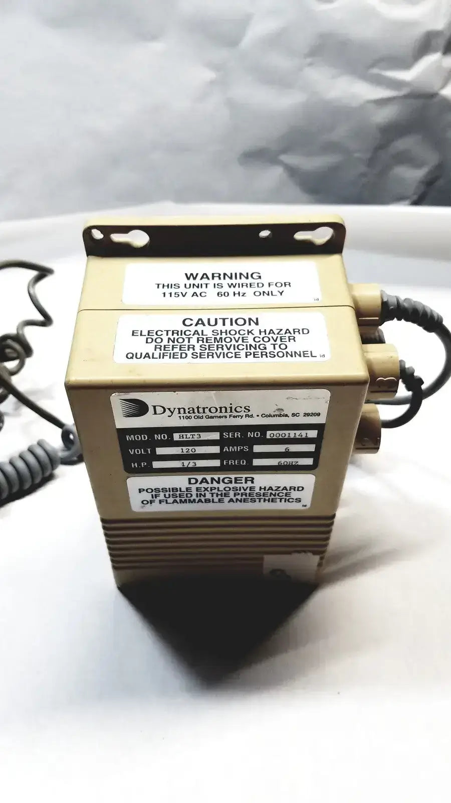 Dynatronics HLT3 KOM31-2DA-000 Magnetic Control Box Controller With Handheld - Medical Equipment Part