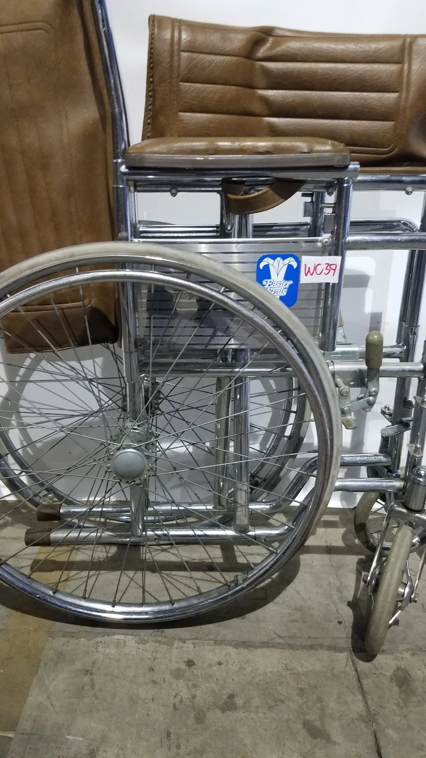 Easter Seals Folding Manual Wheelchair