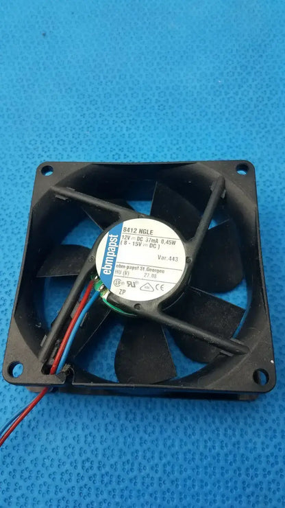 Ebm-papst 8412 NGLE 12V 3.3W 80mm Cooling Fans for PC Server Industrial Use - DC Fan