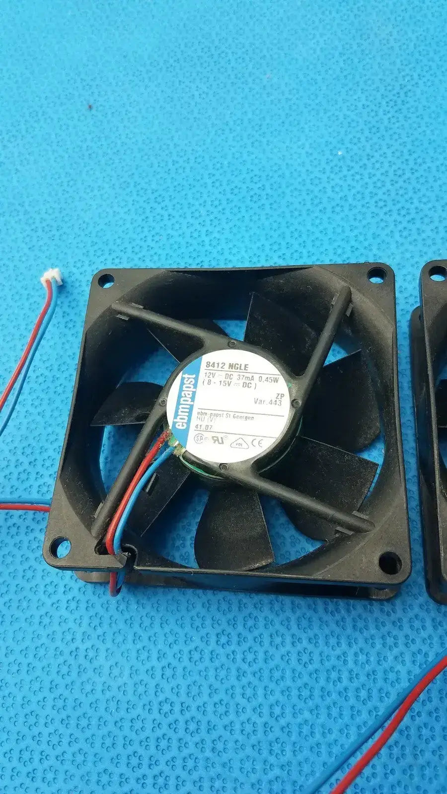 Ebmpapst 8412 NGLE 12V DC Cooling Fan 3.3’’ 80mm x 25mm Brushless