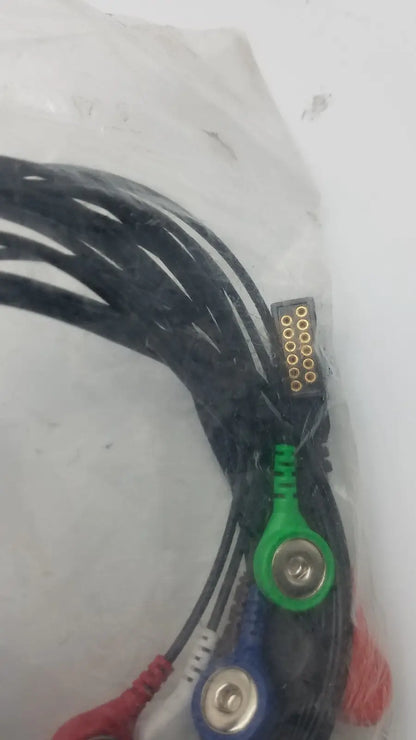 ECG Patient Cable Lead Set for Philips/HP DigiTrak XT Holter Recorder