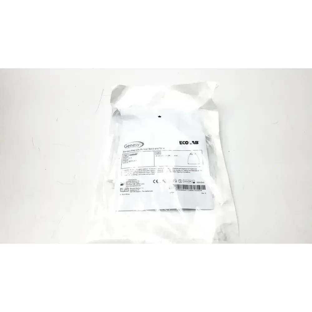 Shop an Ecolab banded bag with a rubber band and tape. Affordable lab banded bag for medical use, available online at an affordable price. Reuse Medical today.