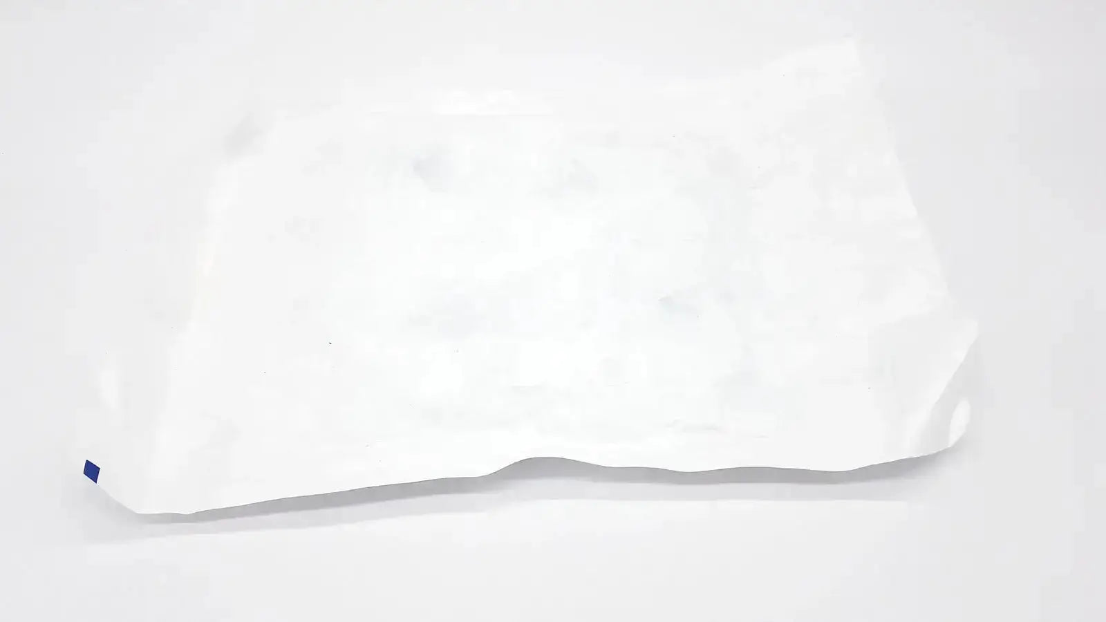 White crinkled paper package with blue tag for ecolab ors-300 warmer drape exp 2028 product