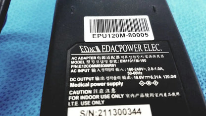 EDACPOWER ELEC EM110111M-190 Adapter Power Supply - AC
