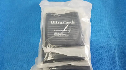 Black ultracheck blood pressure cuff model 2835 for adult use 26 to 35 cm compatible with Edan vital signs monitor