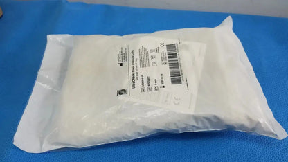 White plastic-wrapped ultracheck blood pressure cuff for edan vital signs monitor used in vital signs monitoring