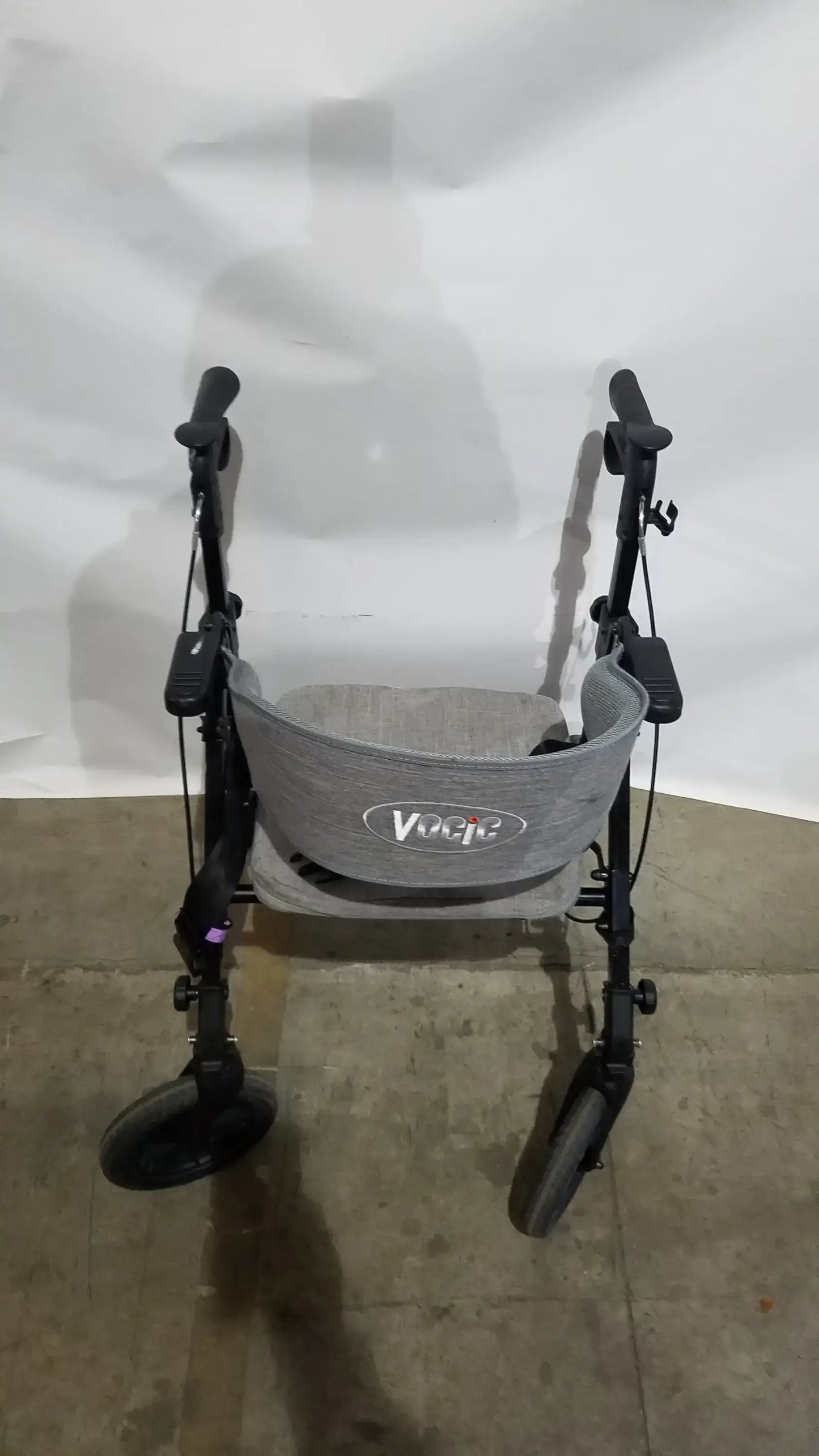 ELENKER 2-in-1 Folding Rollator Walker & Transport Chair - SILVER Mobility Seat