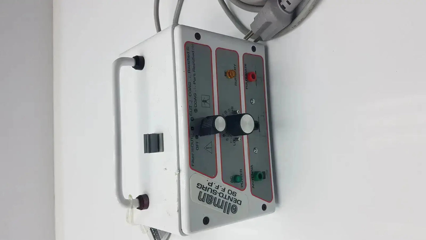White plastic ellman dento-surg 90 f.f.p patient ready device designed for precise dental applications
