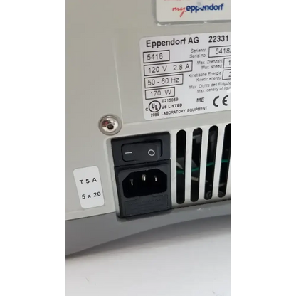 Eppendorf 5418 Microcentrifuge Centrifuge Laboratory