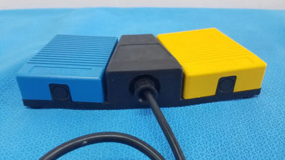 ERBE 20187-003 Electrosurgical Dual Footswitch Yellow Blue IPX8 VIO ICC Pedal