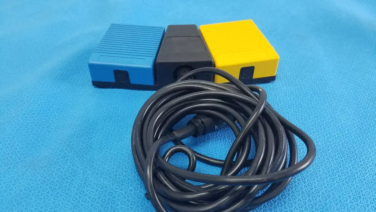 ERBE 20187-003 Electrosurgical Dual Footswitch Yellow Blue IPX8 VIO ICC Pedal