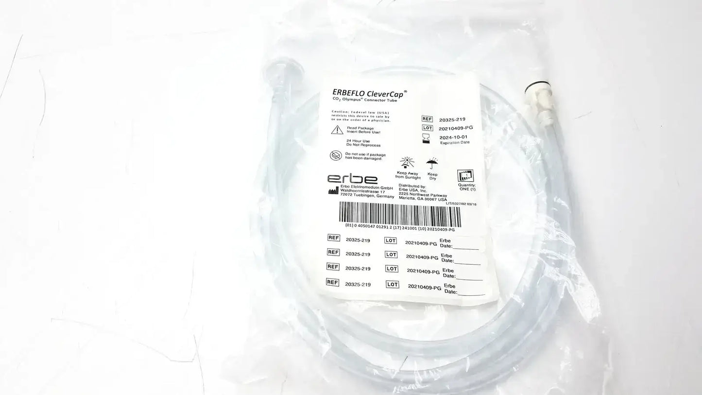 ERBEFLO CleverCap CO2 Olympus Connector Tube 20325-219 - Endoscopy
