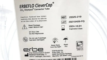ERBEFLO CleverCap CO2 Olympus Connector Tube 20325-219 - Endoscopy