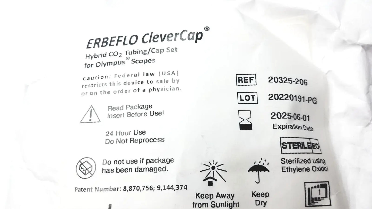 ERBEFLO CleverCap Hybrid CO2 Tubing/Cap Set 20325-206 - Insufflation
