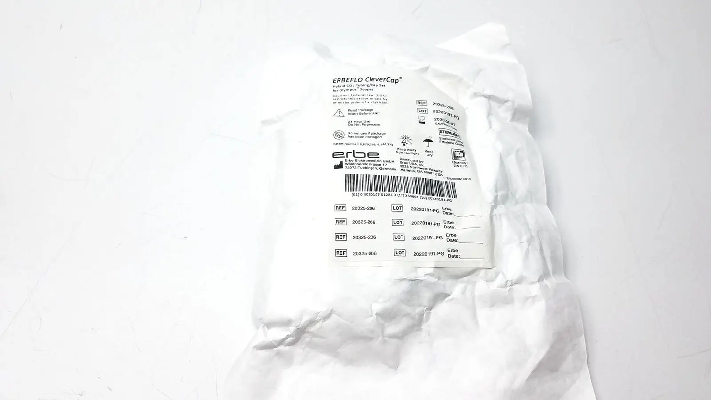 ERBEFLO CleverCap Hybrid CO2 Tubing/Cap Set 20325-206 - Insufflation