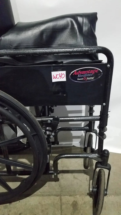 Everest & Jennings Advantage Recliner Folding Manual Wheelchair