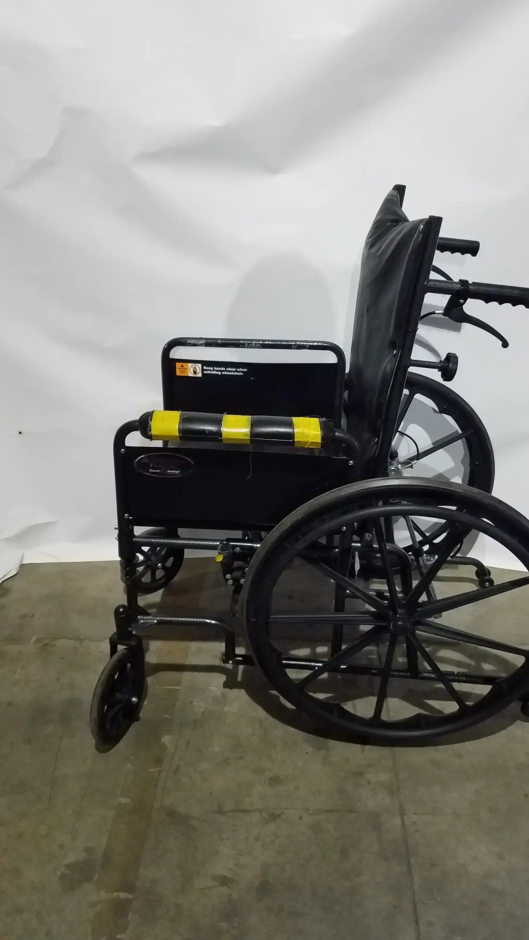 Everest & Jennings Advantage Recliner Folding Manual Wheelchair