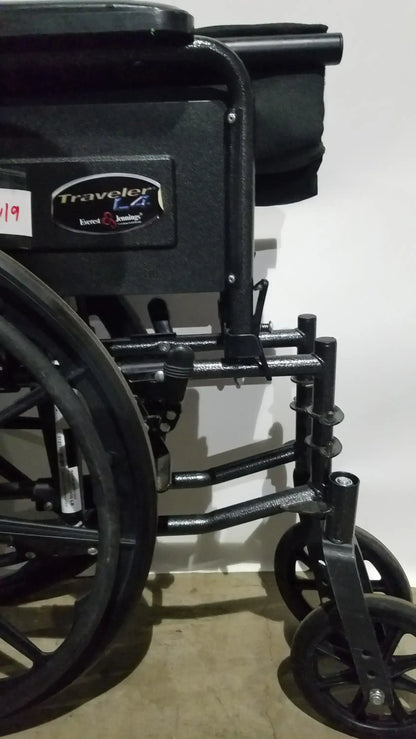 Everest & Jennings Traveler L4 Wheelchair Ultralight Adjustable Height Adult